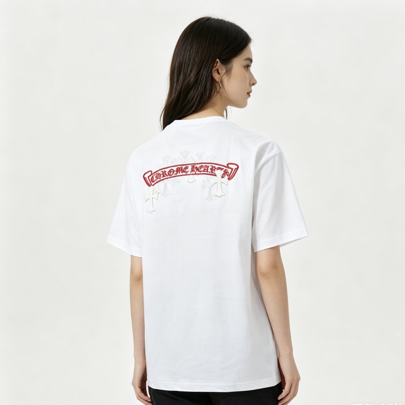 White Graphic Print Short Sleeve T-Shirt view