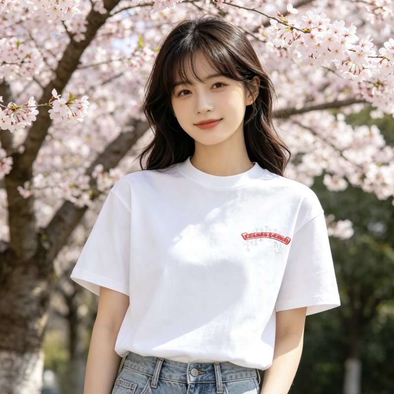 White Graphic Print Short Sleeve T-Shirt view