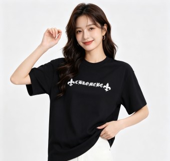 Chrome Hearts Black Cross Horseshoe T-Shirt view 6