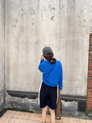 Black Biker Shorts Mid-Length view 6