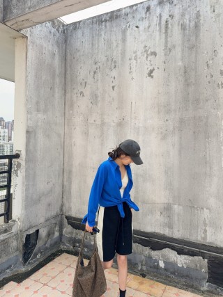 Black Biker Shorts Mid-Length view 8