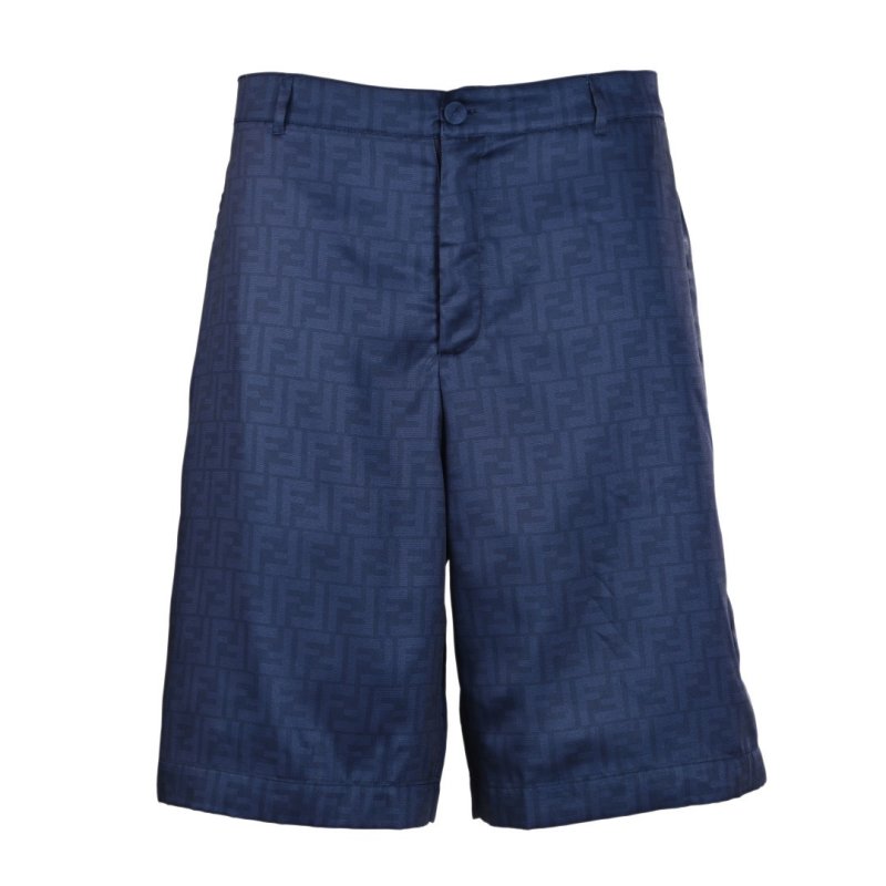 Fendi FF Monogram Navy Shorts view