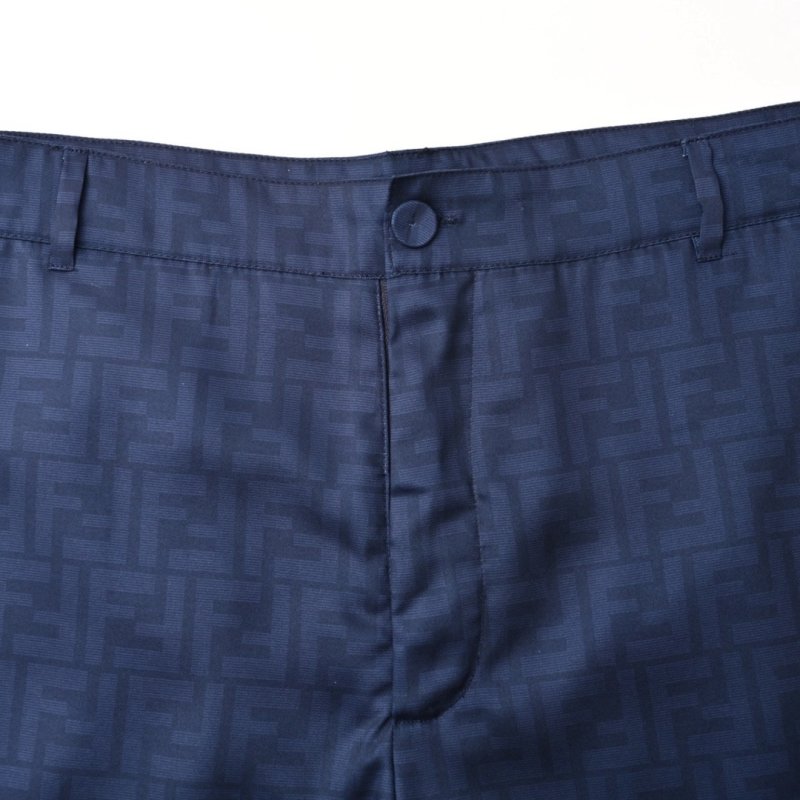 Fendi FF Monogram Navy Shorts view