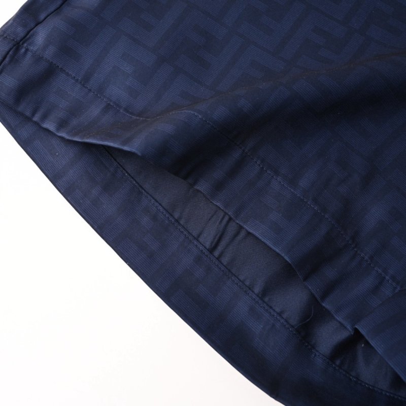 Fendi FF Monogram Navy Shorts view