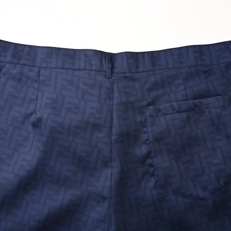 Fendi FF Monogram Navy Shorts view