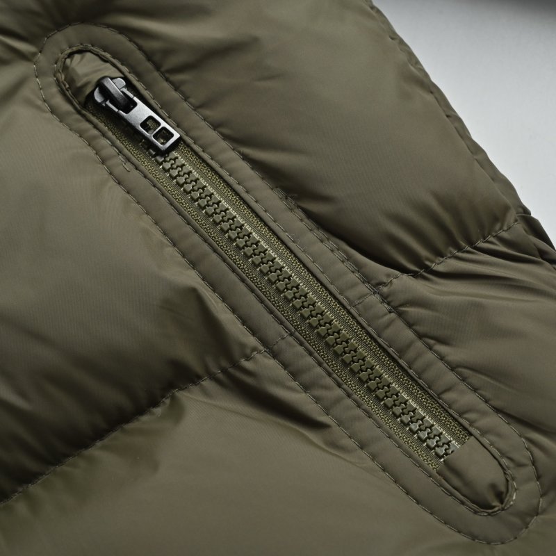 Nike Olive Green Puffer Down Jacket view