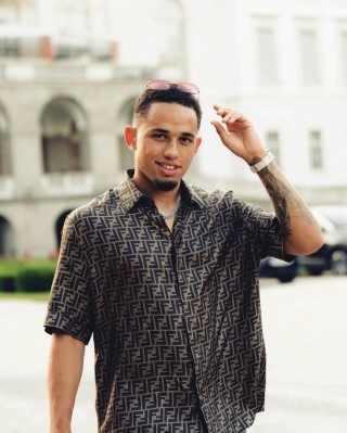 Fendi FF Monogram Brown Short Sleeve Shirt view 3