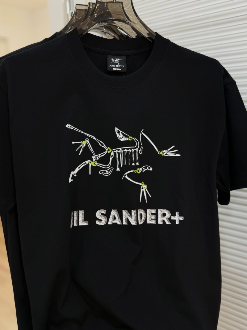 Jil Sander+ Skeleton Bird Print White T-Shirt view
