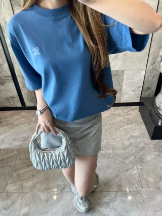 Royal Blue Crewneck Short Sleeve T-Shirt view 4