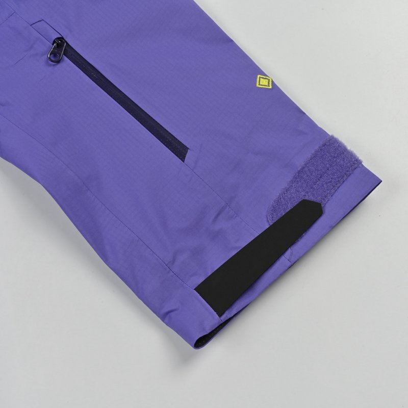 Purple Windbreaker Jacket with Logo view