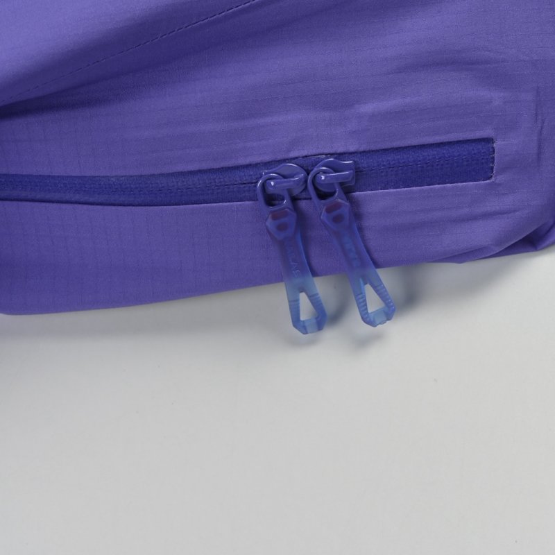 Purple Windbreaker Jacket with Logo view
