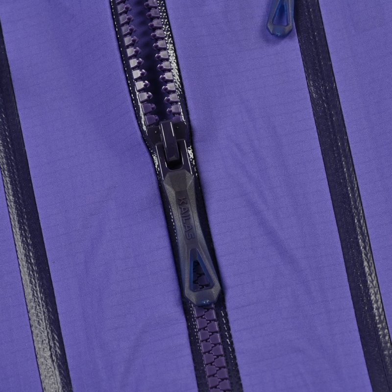 Purple Windbreaker Jacket with Logo view