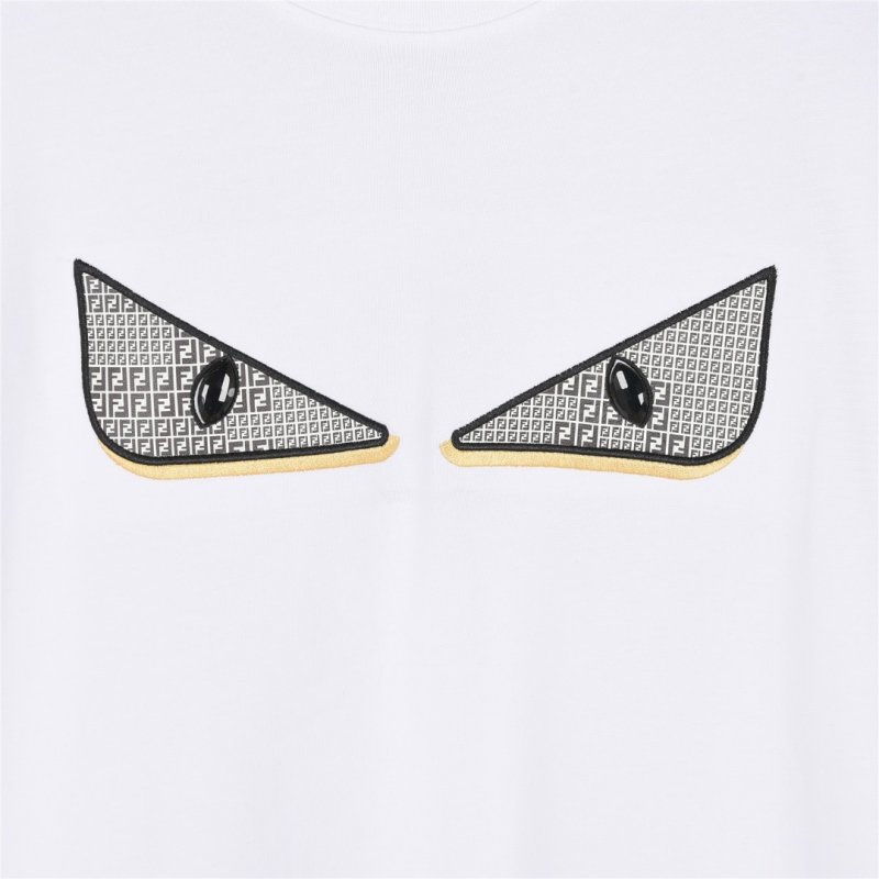 Fendi Monster Eyes White T-Shirt view