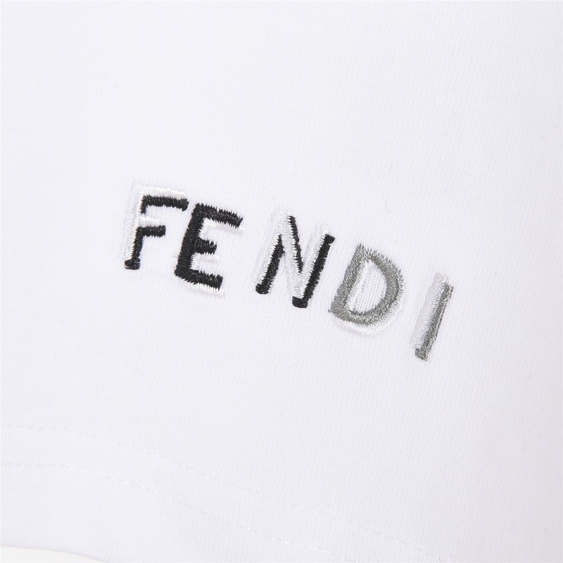 Fendi Monster Eyes White T-Shirt view
