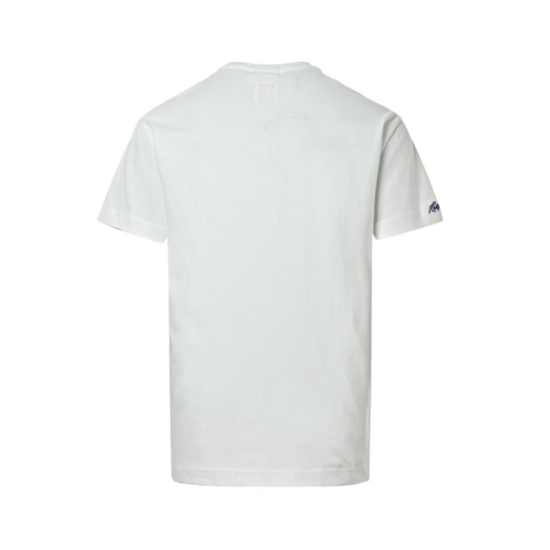Los Angeles Dodgers White Embroidered Logo T-Shirt view