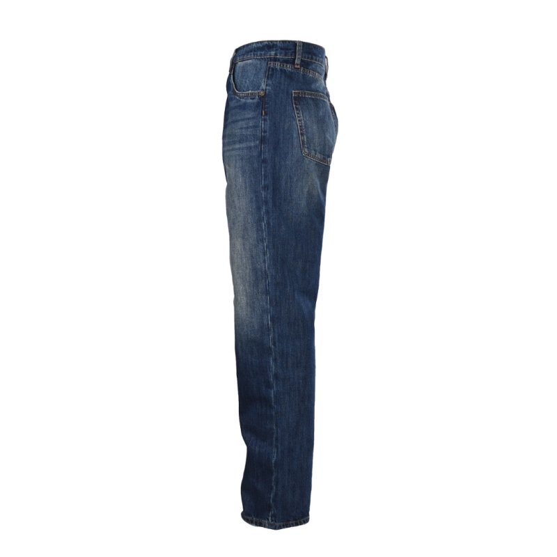 Prada Medium Wash Straight Leg Jeans - Blue view