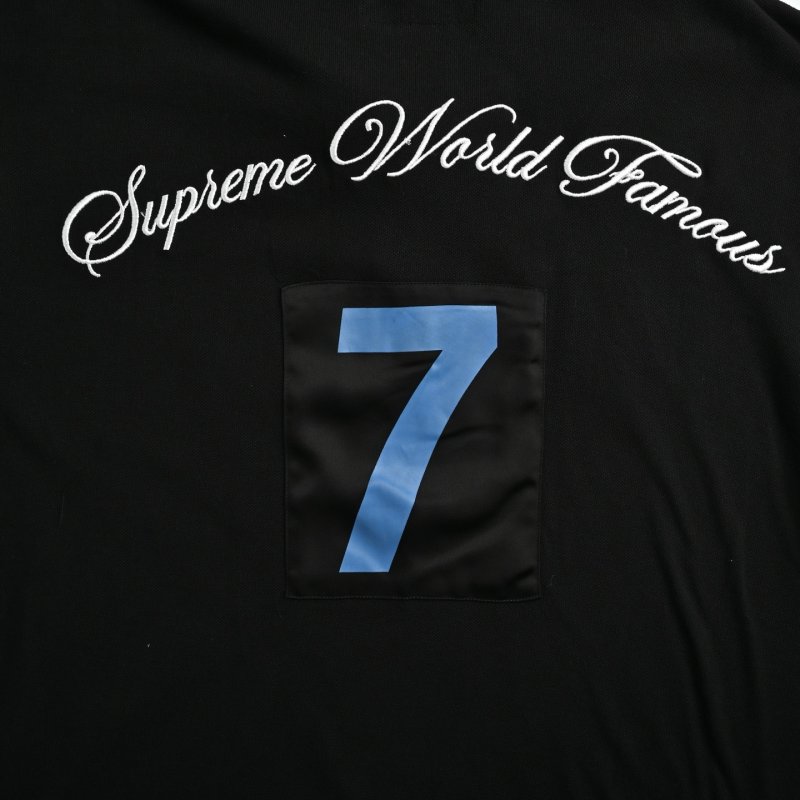 Black Oversized T-Shirt with Number 7 Graphic Print view
