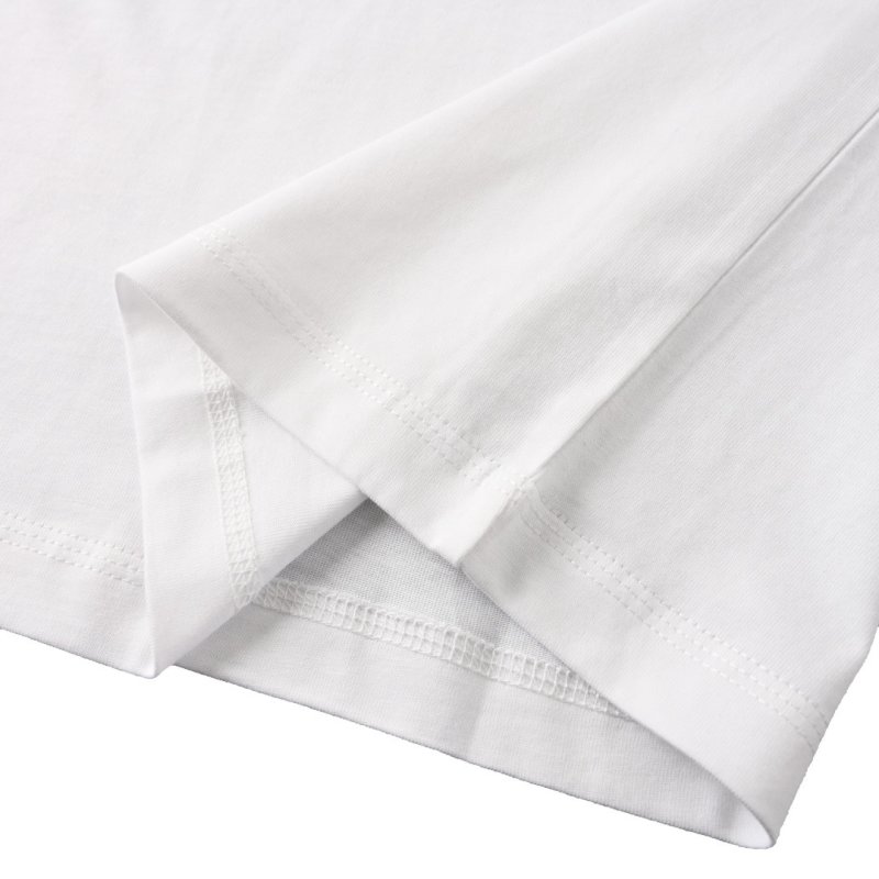 Gucci Logo Print T-Shirt Cream view