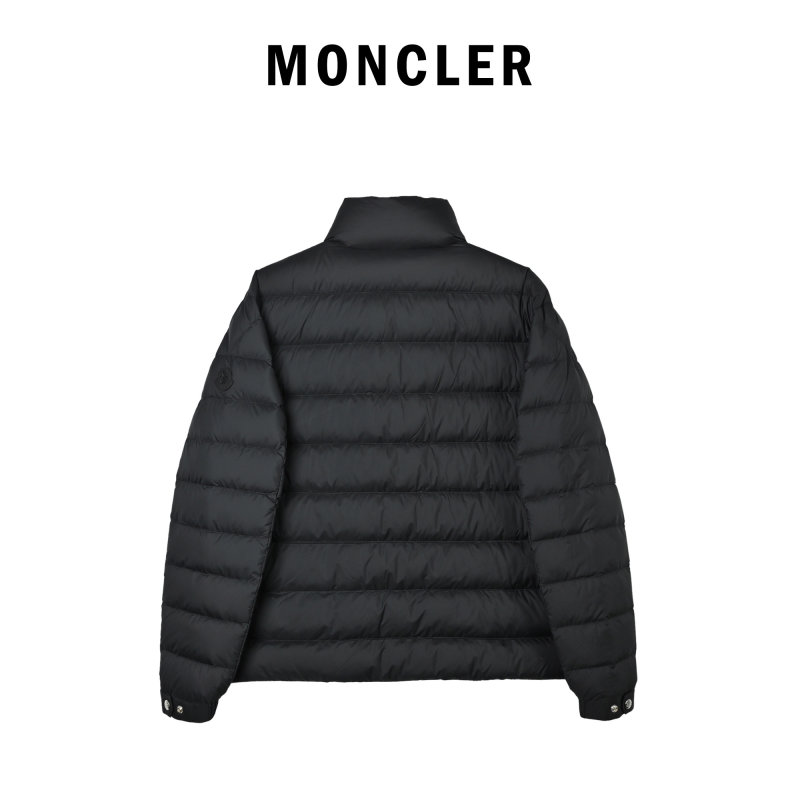 Black Puffer Down Jacket – Classic Quilted Winter Coat view