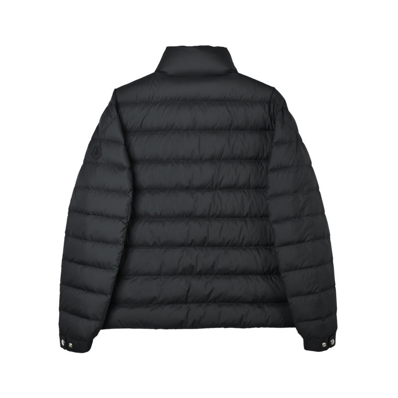 Black Puffer Down Jacket – Classic Quilted Winter Coat view
