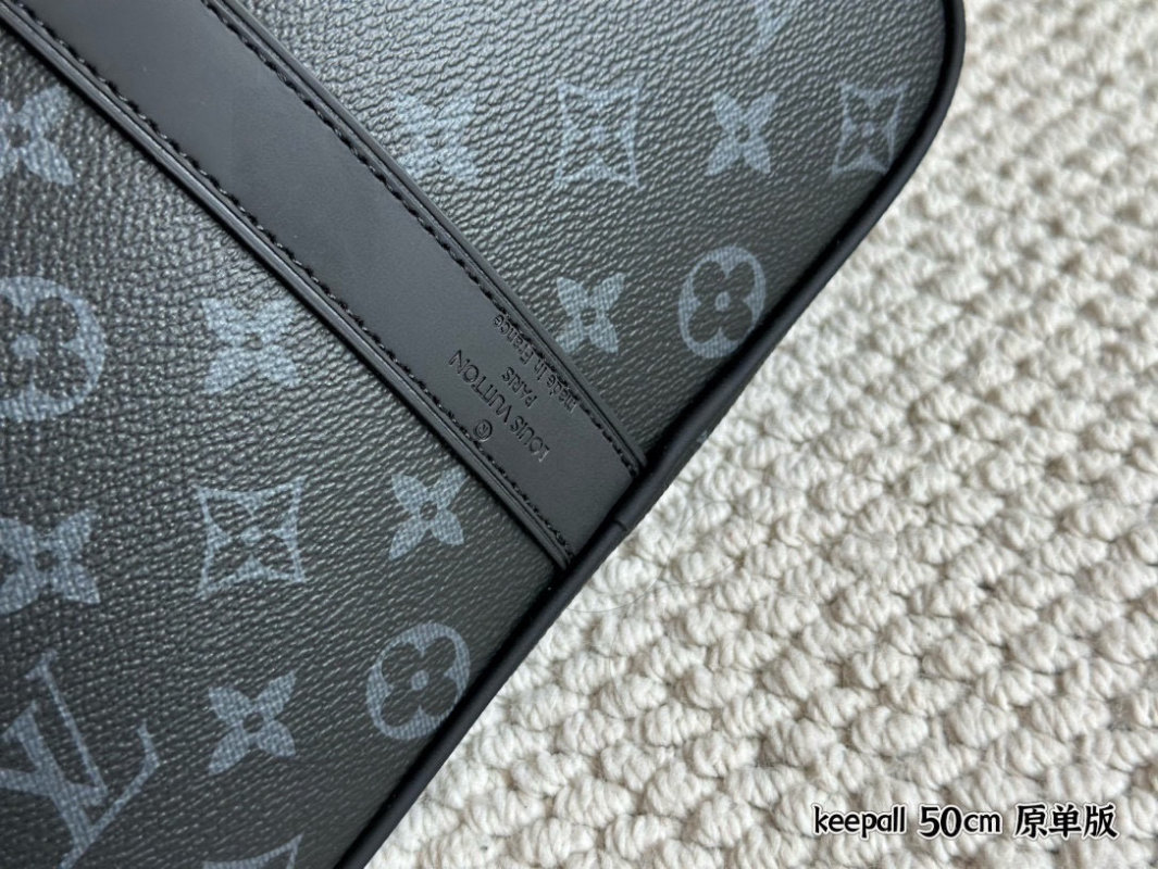 Louis Vuitton Keepall 50cm Monogram Travel Bag Grey view