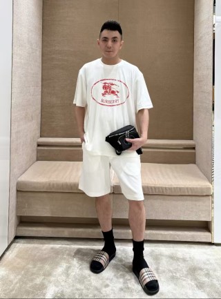 Burberry EKD Rope Logo Cream T-Shirt view 11