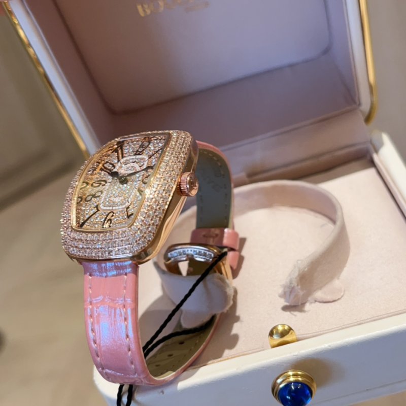 Franck Muller Starry Diamond Oval Women's Watch Pink view