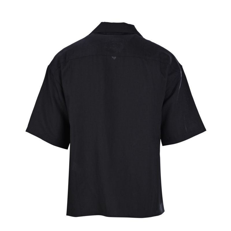 Loewe Black Oversized Embroidered Logo Shirt view