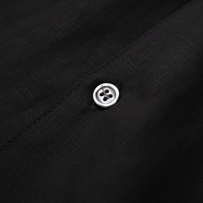 Loewe Black Oversized Embroidered Logo Shirt view