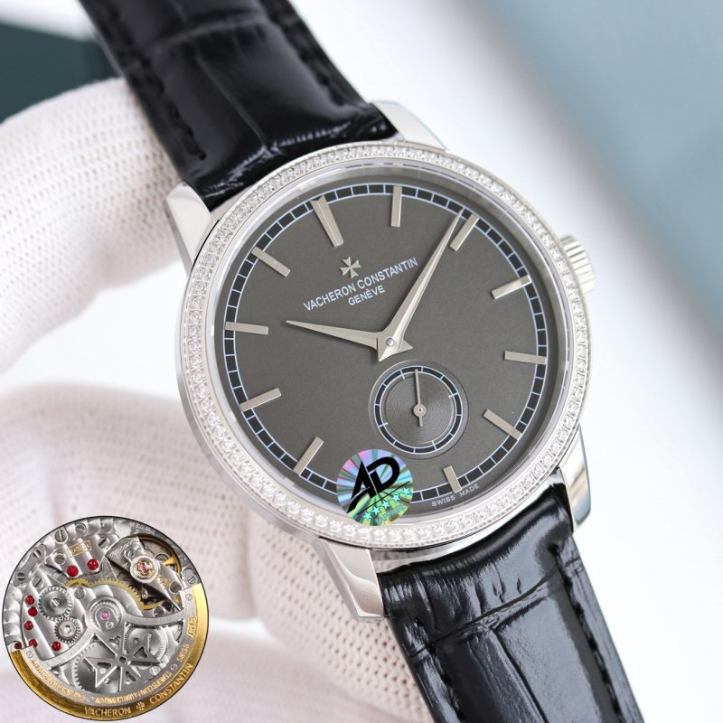 Vacheron Constantin Patrimony Automatic Diamond Bezel Watch view