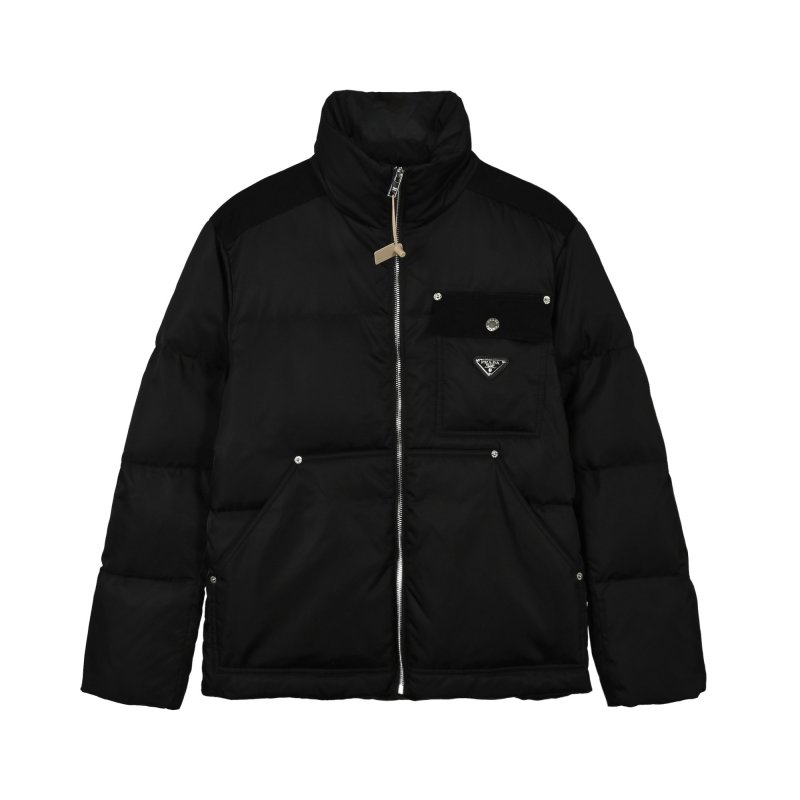 Prada Black Nylon Down Jacket view