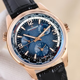 Jaeger-LeCoultre Geographic WT World Time 42mm Blue Black Watch view 6