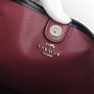 Coach City Tote Bag Charcoal Monogram view 7