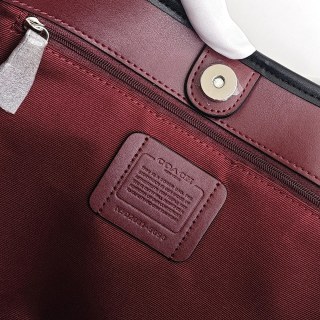 Coach City Tote Bag Charcoal Monogram view 8