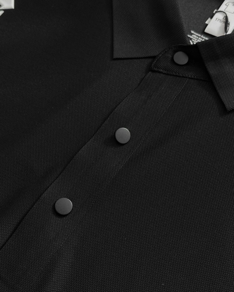 Descente Ice-Cool Speed-Dry Polo Shirt Black view