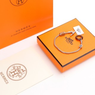 Hermès Meli Melo Buffalo Horn Bracelet Silver