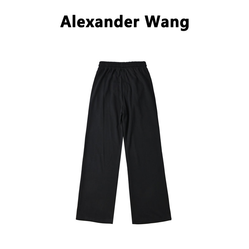 Black Drawstring Cargo Pants with Utility Pockets view