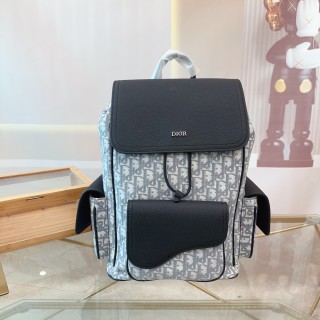 Dior Monogram Canvas Backpack Black