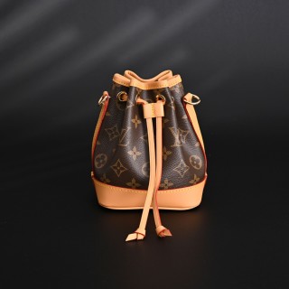 Louis Vuitton Nano Noé Monogram Canvas Bucket Bag view 4