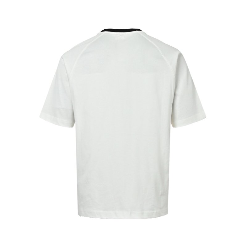 Ami White & Black Crewneck T-Shirt view