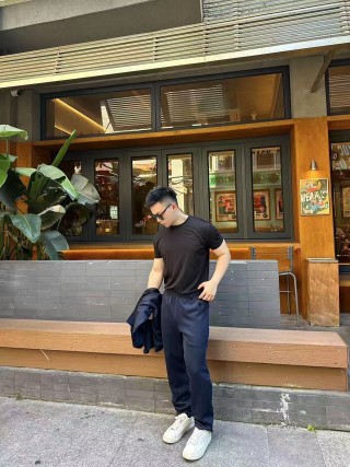 Prada Navy Technical Trousers view 3