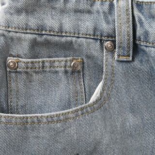 Chrome Hearts Cross Embroidery Denim Shorts Light Blue view 6