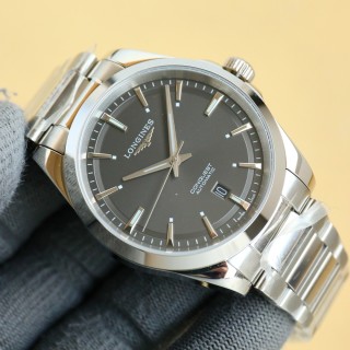 Longines Conquest Automatic Black Dial Steel Watch 41mm view 3