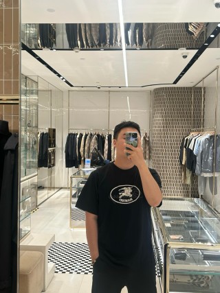 Burberry Black Logo Print Short Sleeve T-Shirt view 2