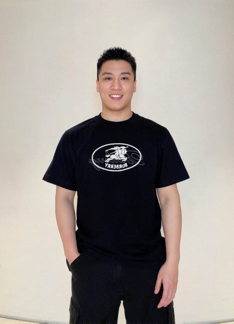 Burberry Black Logo Print Short Sleeve T-Shirt view