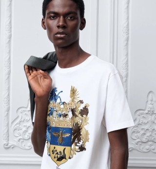 Dior Heraldic Crest White T-Shirt