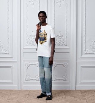 Dior Heraldic Crest White T-Shirt view 3