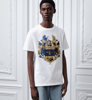 Dior Heraldic Crest White T-Shirt view 4