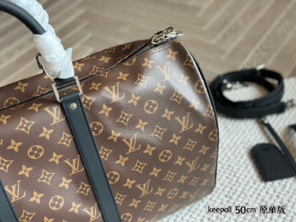 Louis Vuitton Keepall 50cm Monogram Travel Bag view 3