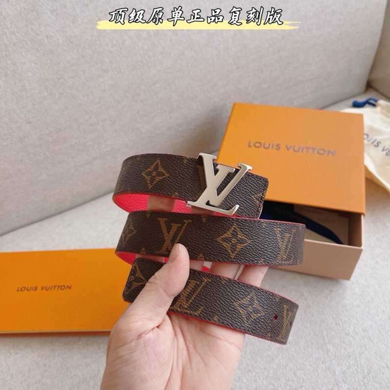 Louis Vuitton Monogram Empreinte Reversible Belt 30mm